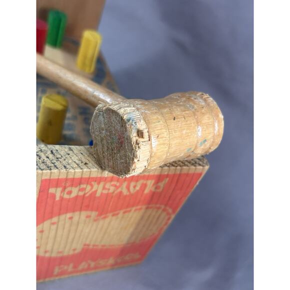 Vintage Playskool Cobblers Bench w/ Mallet - Picture 4 of 6